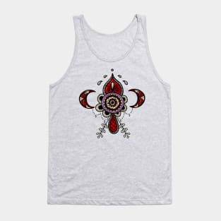 Elegant design with moon, mandala Tank Top